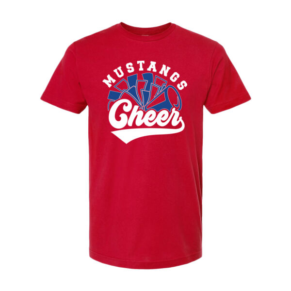 Custom Mustangs Cheer Tee - Red Thumbnail