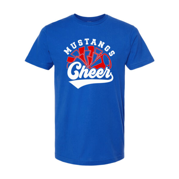 Custom Mustangs Cheer Tee - Blue Thumbnail